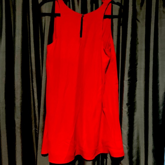 Bebe Chiffon Overlay Shift Dress - Picture 2 of 3